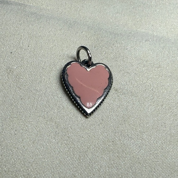 James Avery Enamel Heart Charm Pink - Picture 1 of 3